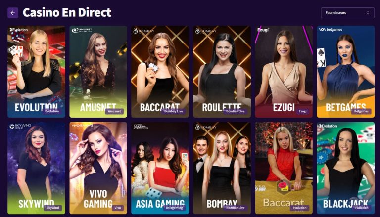 Haz Casino jeux live
